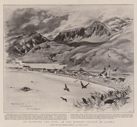 クロンダイクとバック、アラスカの古いロシアの村へ